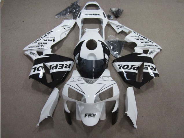 Buy 2003-2004 White Black Repsol Honda CBR600RR Motorbike Fairing Canada