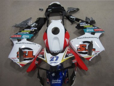 Buy 2005-2006 White Red Blue Lee 27 Honda CBR600RR Moto Fairings Canada