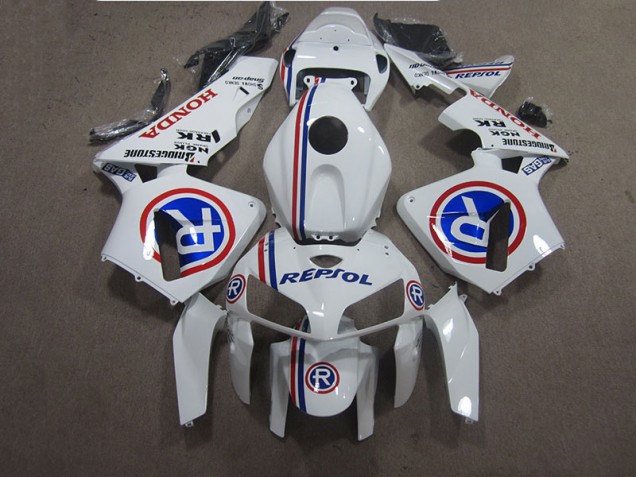 Buy 2005-2006 White Blue Repsol Honda CBR600RR Bike Fairing Kit Canada Buy 2005-2006 White Blue Repsol Honda CBR600RR Bike Fairing Kit Canada