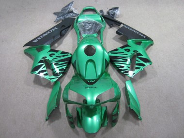 Buy 2007-2008 Green Black Honda CBR600RR Motorcycle Fairings Kit Canada