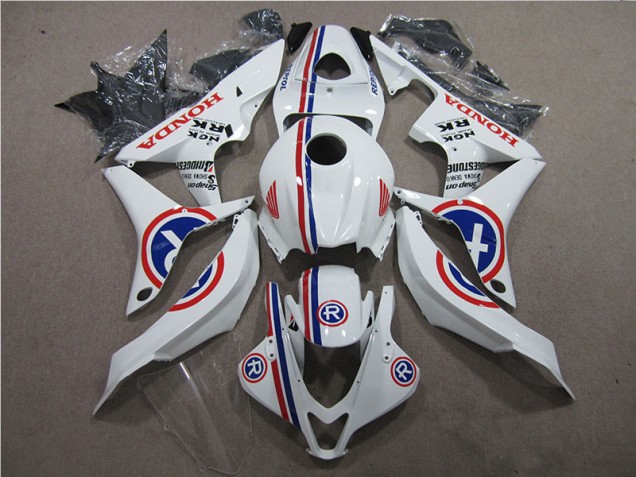 Buy 2007-2008 White R Honda CBR600RR Motorcycle Fairings Kits Canada