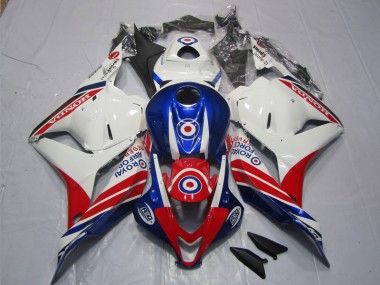 Buy 2009-2012 White Blue Red Honda CBR600RR Motorcycle Fairing Kits Canada