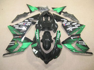 Buy 2003-2005 Black Green C-Shock Monster Kawasaki ZX10R Motorbike Fairing Canada