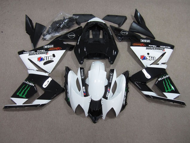 Buy 2003-2005 Black White Monster Kawasaki ZX10R Motorbike Fairing Canada Buy 2003-2005 Black White Monster Kawasaki ZX10R Motorbike Fairing Canada