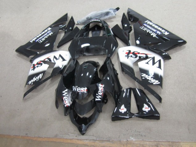 Buy 2003-2005 Black West Ninja Kawasaki ZX10R Motorbike Fairing Kits Canada Buy 2003-2005 Black West Ninja Kawasaki ZX10R Motorbike Fairing Kits Canada