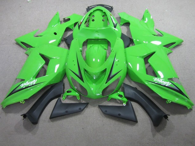 Buy 2006-2007 Green White Ninja Kawasaki ZX10R Motorcyle Fairings Canada Buy 2006-2007 Green White Ninja Kawasaki ZX10R Motorcyle Fairings Canada