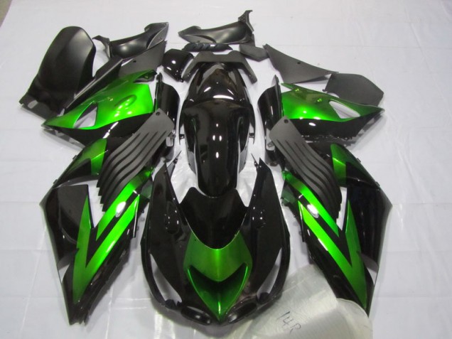 Buy 2006-2011 Black Green Kawasaki ZX14R ZZR1400 Motorcycle Fairings Canada Buy 2006-2011 Black Green Kawasaki ZX14R ZZR1400 Motorcycle Fairings Canada