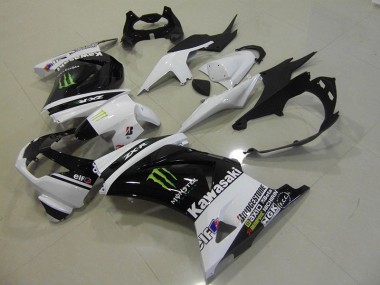Buy 2008-2012 Black White Monster Kawasaki ZX250R Motorcycle Fairings & Bodywork Canada