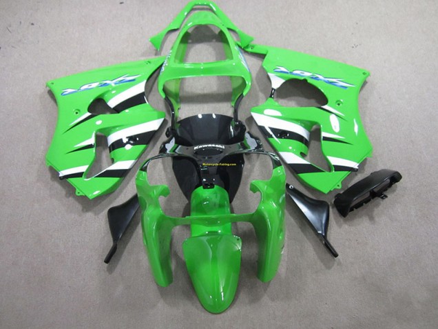 Buy 2000-2002 Green Black White Kawasaki ZX6R Motorcycle Fairings & Bodywork Canada Buy 2000-2002 Green Black White Kawasaki ZX6R Motorcycle Fairings & Bodywork Canada