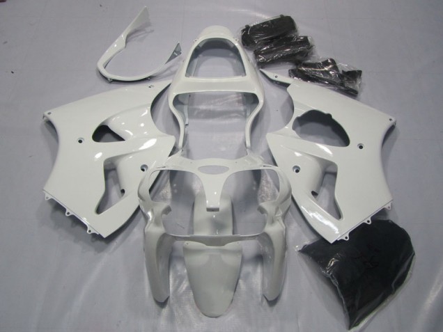 Buy 2000-2002 White Kawasaki ZX6R Bike Fairing Kit Canada Buy 2000-2002 White Kawasaki ZX6R Bike Fairing Kit Canada
