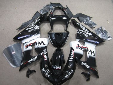 Buy 2005-2006 Black West Mobil Ninja 636 Kawasaki ZX6R Motorbike Fairings Canada