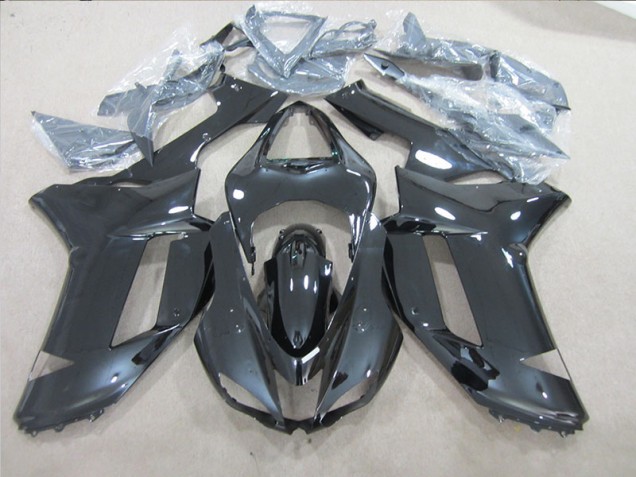 Buy 2007-2008 Black Kawasaki ZX6R Motorcycle Fairings Kits Canada Buy 2007-2008 Black Kawasaki ZX6R Motorcycle Fairings Kits Canada