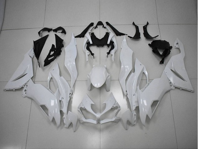 Buy 2019-2023 White Kawasaki ZX6R Motorcycle Replacement Fairings Canada