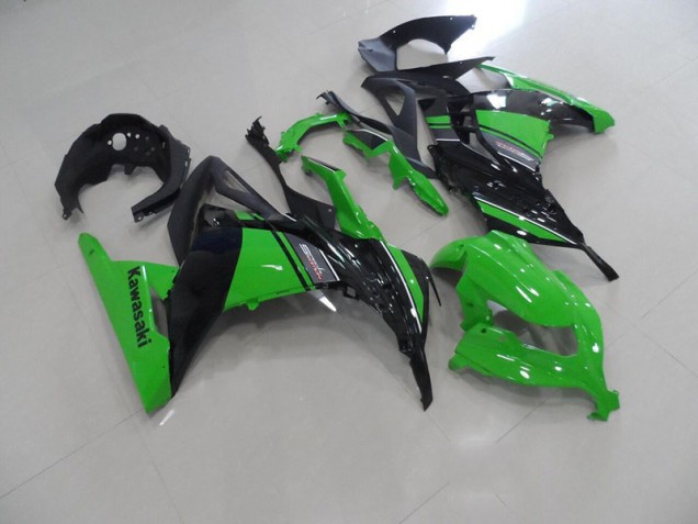 Buy 2013-2016 Black Green Kawasaki ZX300R Motorcycle Replacement Fairings Canada Buy 2013-2016 Black Green Kawasaki ZX300R Motorcycle Replacement Fairings Canada