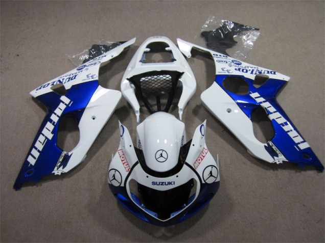 Buy 2000-2002 Blue White Jordan Motul Suzuki GSXR1000 Moto Fairings Canada