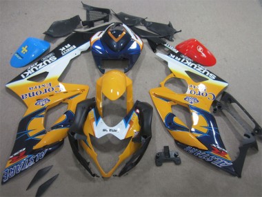 Buy 2005-2006 Yellow Blue Corona Extra Suzuki GSXR1000 Moto Fairings Canada