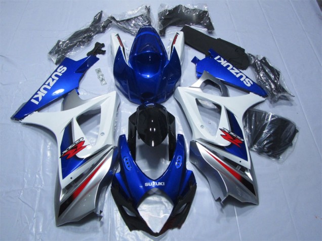 Buy 2007-2008 Blue White Suzuki GSXR1000 Bike Fairings Canada