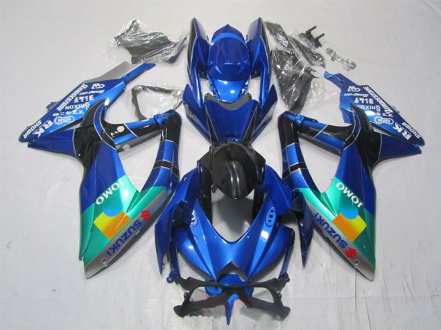 Buy 2007-2008 Blue Black Green Jomo Suzuki GSXR1000 Motorcycle Bodywork Canada Buy 2007-2008 Blue Black Green Jomo Suzuki GSXR1000 Motorcycle Bodywork Canada
