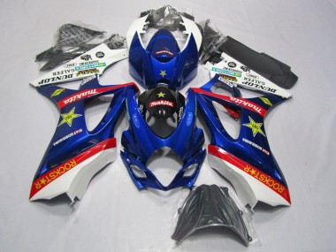Buy 2007-2008 Blue Red Rockstar Suzuki GSXR1000 Motorbike Fairing Kits Canada