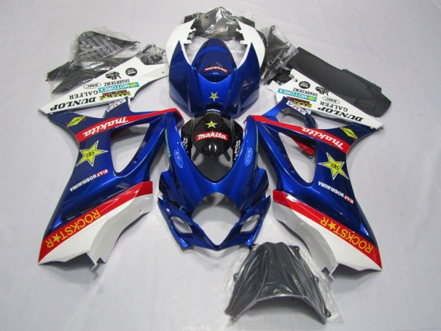 Buy 2007-2008 Blue Red Rockstar Suzuki GSXR1000 Motorbike Fairing Kits Canada Buy 2007-2008 Blue Red Rockstar Suzuki GSXR1000 Motorbike Fairing Kits Canada