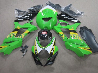 Buy 2007-2008 Green Rizla Q8 oils Suzuki GSXR1000 Motorcycle Fairing Canada