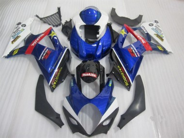 Buy 2007-2008 Blue Black Rockstar Suzuki GSXR1000 Bike Fairings Canada