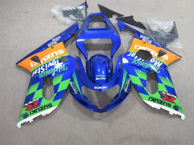 Buy 2001-2003 Blue Green Telefumia Movistar Suzuki GSXR600 Motorcycle Bodywork Canada