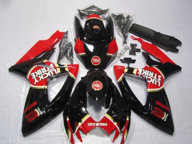 Buy 2006-2007 Black Red Lucky Strike Motul Suzuki GSXR600 Bike Fairing Kit Canada
