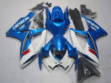 Buy 2006-2007 Blue White Suzuki GSXR600 Motorbike Fairing Kits Canada
