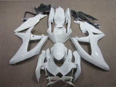 Buy 2008-2010 White Suzuki GSXR600 Motorcycle Fairing Kit Canada