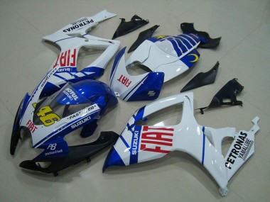 Buy 2006-2007 White Blue Fiat 46 Suzuki GSXR750 Motor Bike Fairings Canada