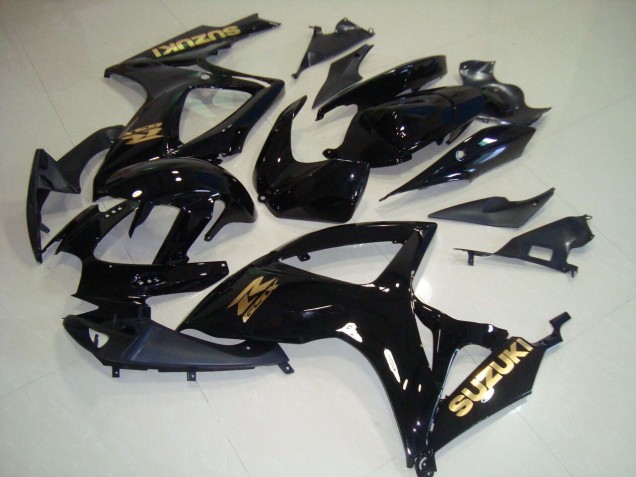 Buy 2006-2007 Black Gold Decal Suzuki GSXR750 Motorcyle Fairings Canada Buy 2006-2007 Black Gold Decal Suzuki GSXR750 Motorcyle Fairings Canada