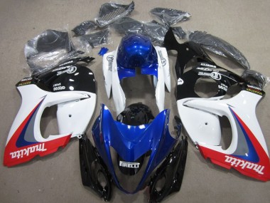 Buy 2008-2019 White Blue Makita Suzuki GSXR1300 Hayabusa Moto Fairings Canada
