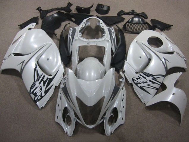 Buy 2008-2019 White Black Suzuki GSXR1300 Hayabusa Motorcycle Replacement Fairings Canada Buy 2008-2019 White Black Suzuki GSXR1300 Hayabusa Motorcycle Replacement Fairings Canada