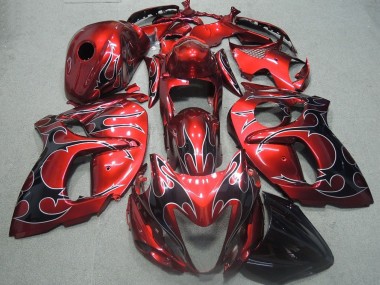 Buy 2008-2019 Red Black Flame Suzuki GSXR1300 Hayabusa Motorcyle Fairings Canada