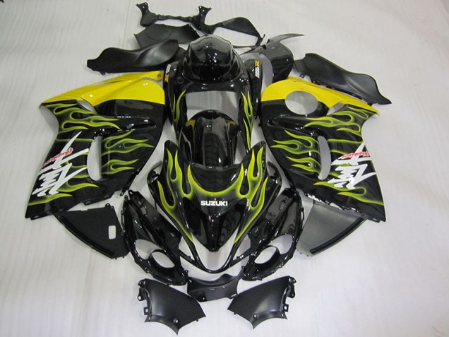 Buy 2008-2019 Black Yellow Flame Suzuki GSXR1300 Hayabusa Motorcycle Fairing Kits Canada Buy 2008-2019 Black Yellow Flame Suzuki GSXR1300 Hayabusa Motorcycle Fairing Kits Canada