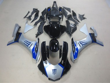Buy 2015-2019 Silver Black Blue Monster Yamaha YZF R1 Motorcycle Fairing Kits Canada