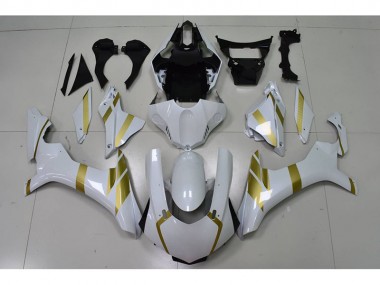 Buy 2015-2019 White with Gold Decal Yamaha YZF R1 Motor Fairings Canada